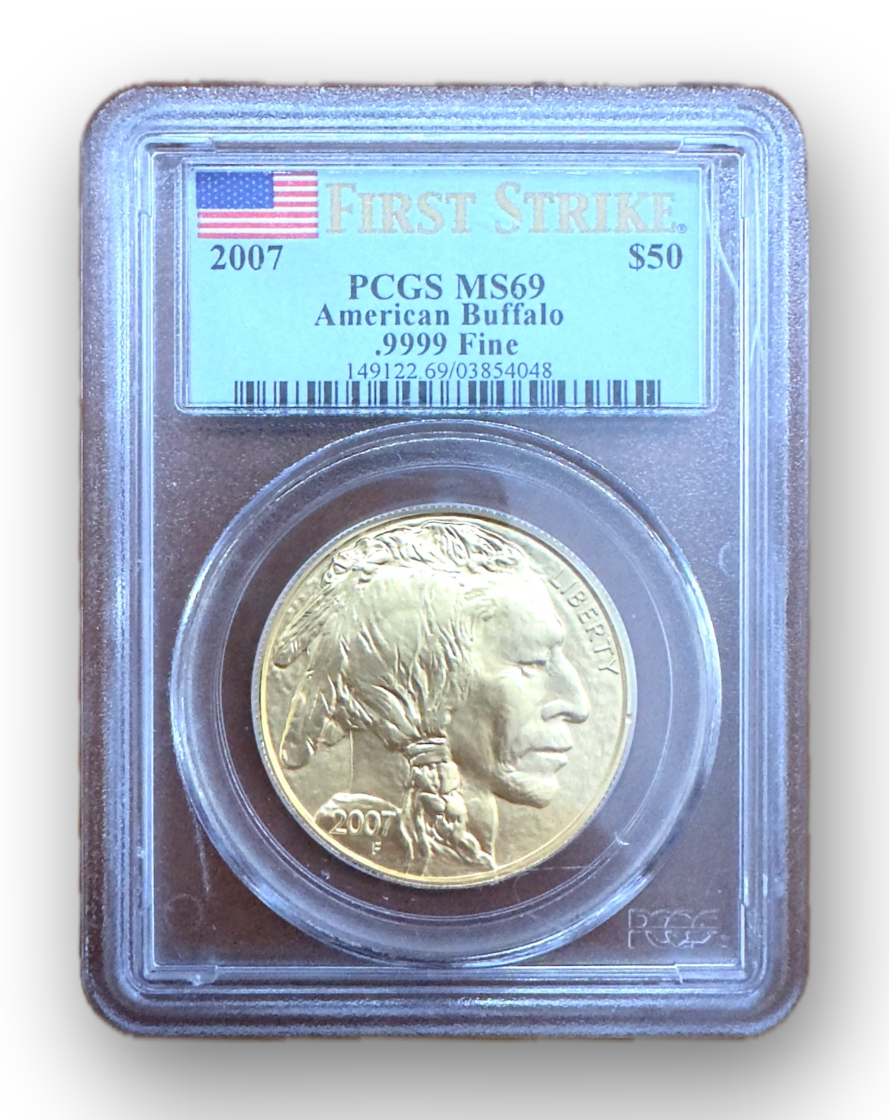 2007 $50 Gold Buffalo