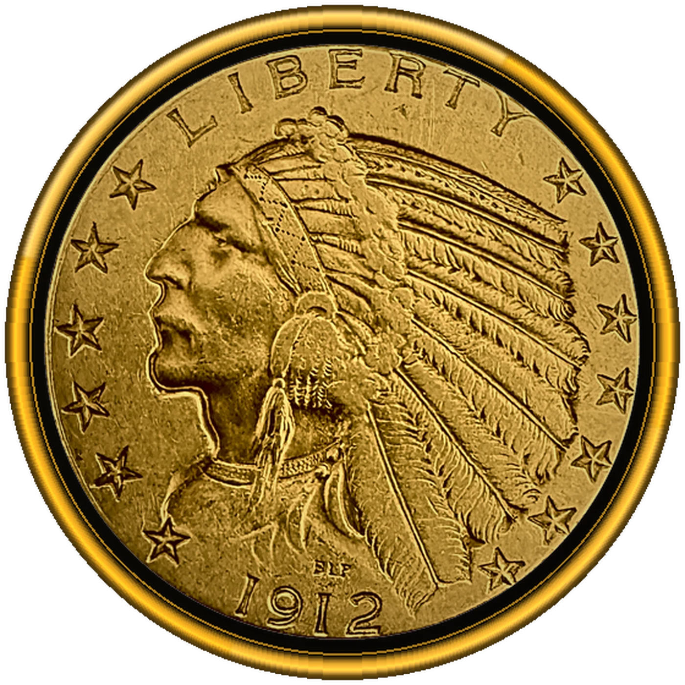 1912 $5 Indian Half Eagle