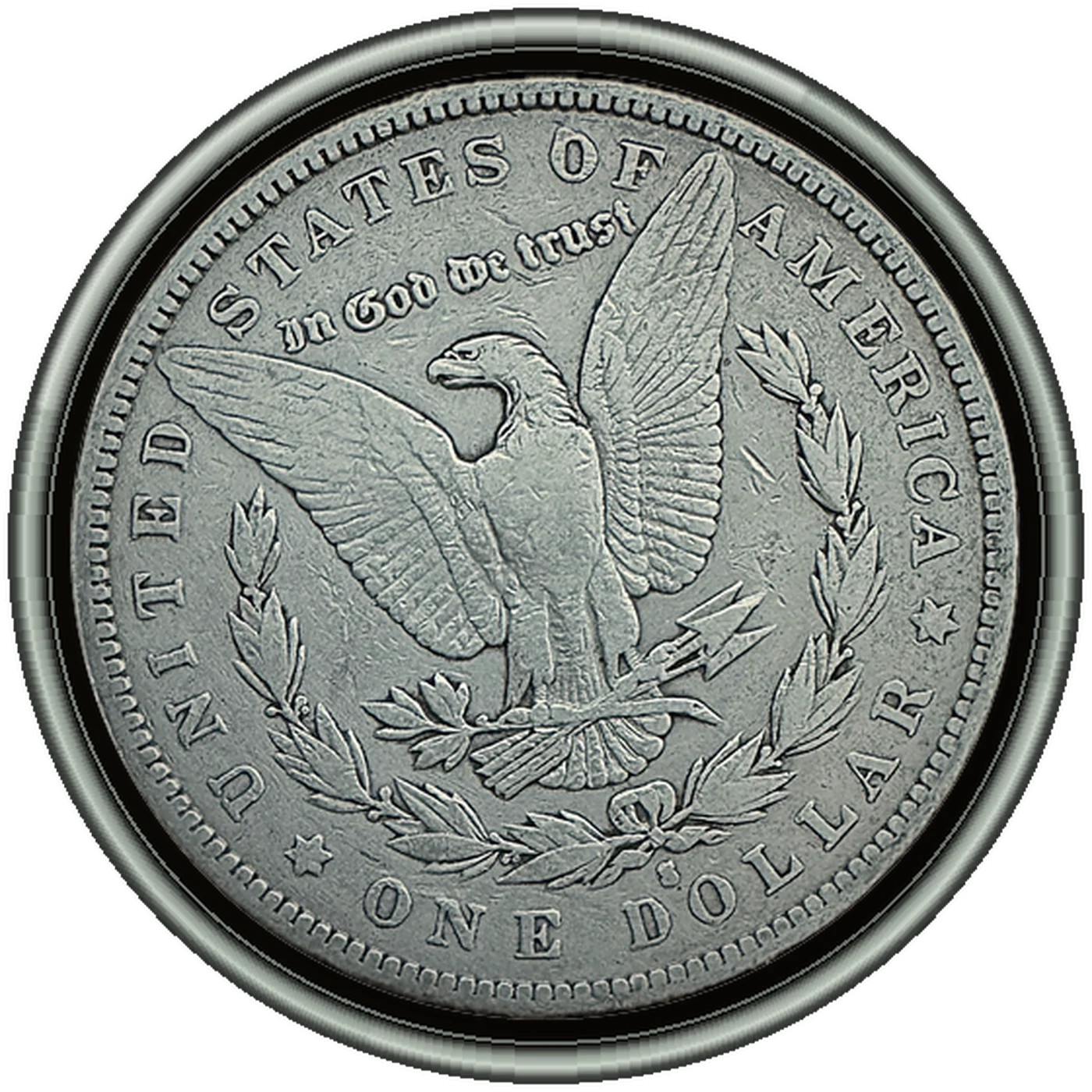 1881 Morgan Dollar (reverse)
