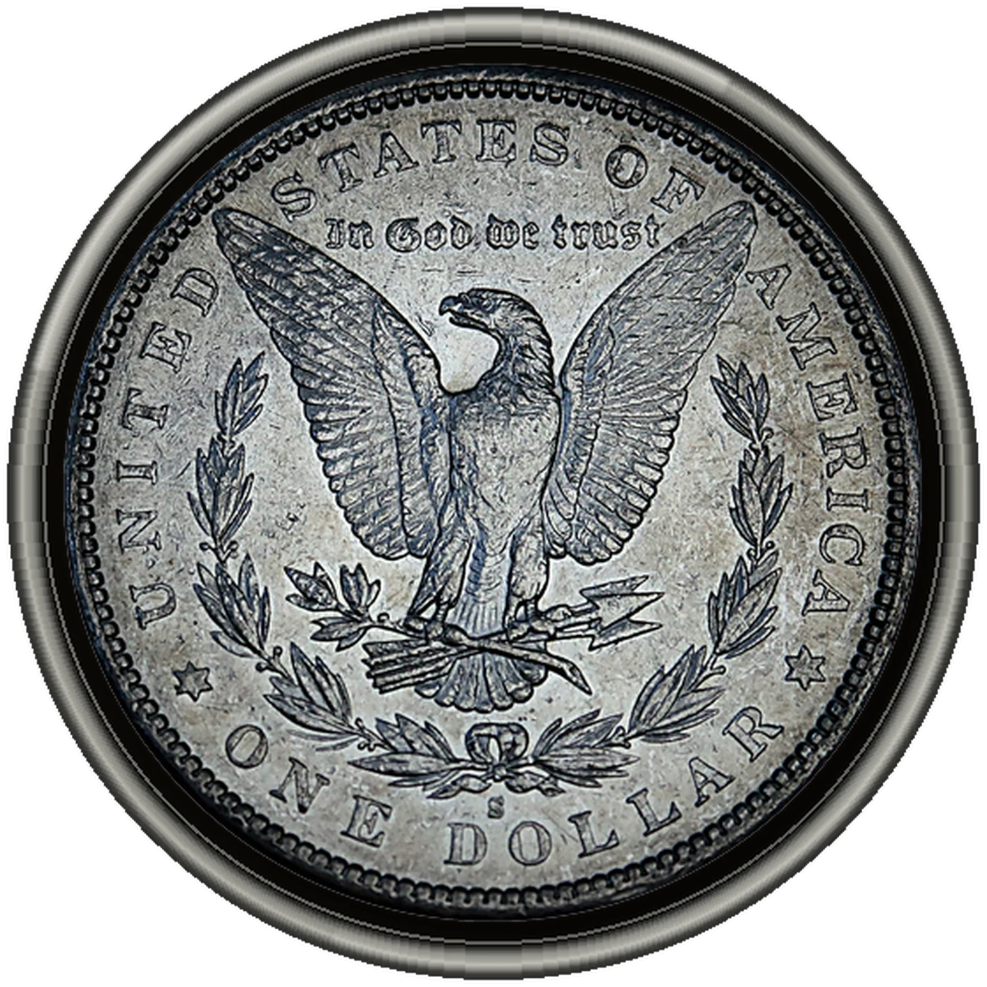 1881-S Morgan Dollar (reverse)