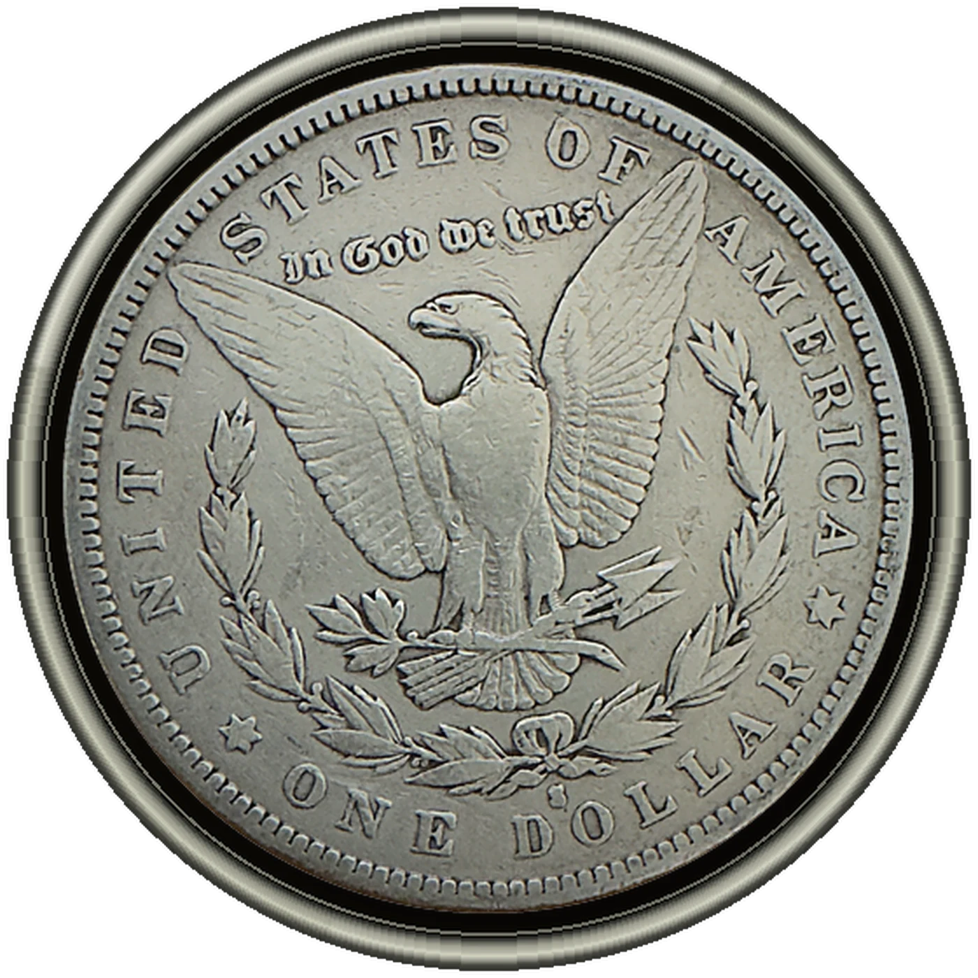 1885 Morgan Dollar (reverse)