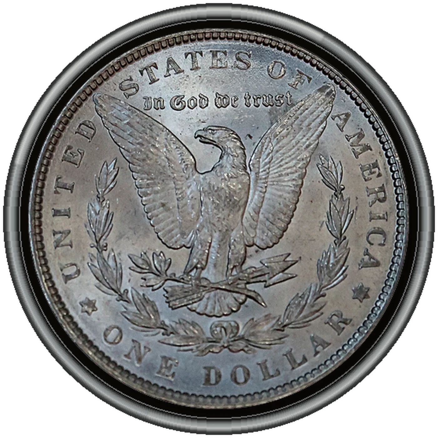 1887 Morgan Dollar (reverse)