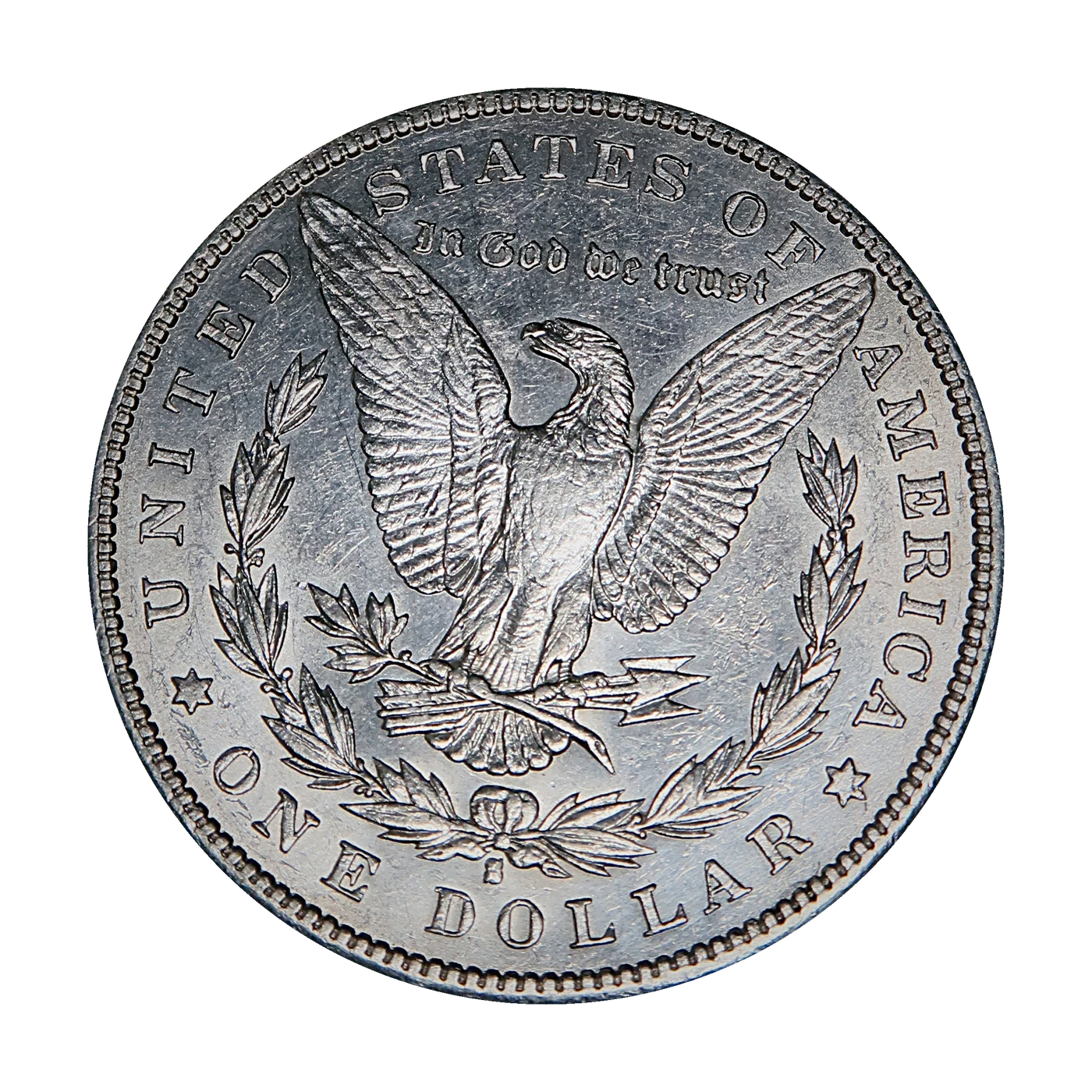 1890-S Morgan Dollar (reverse)