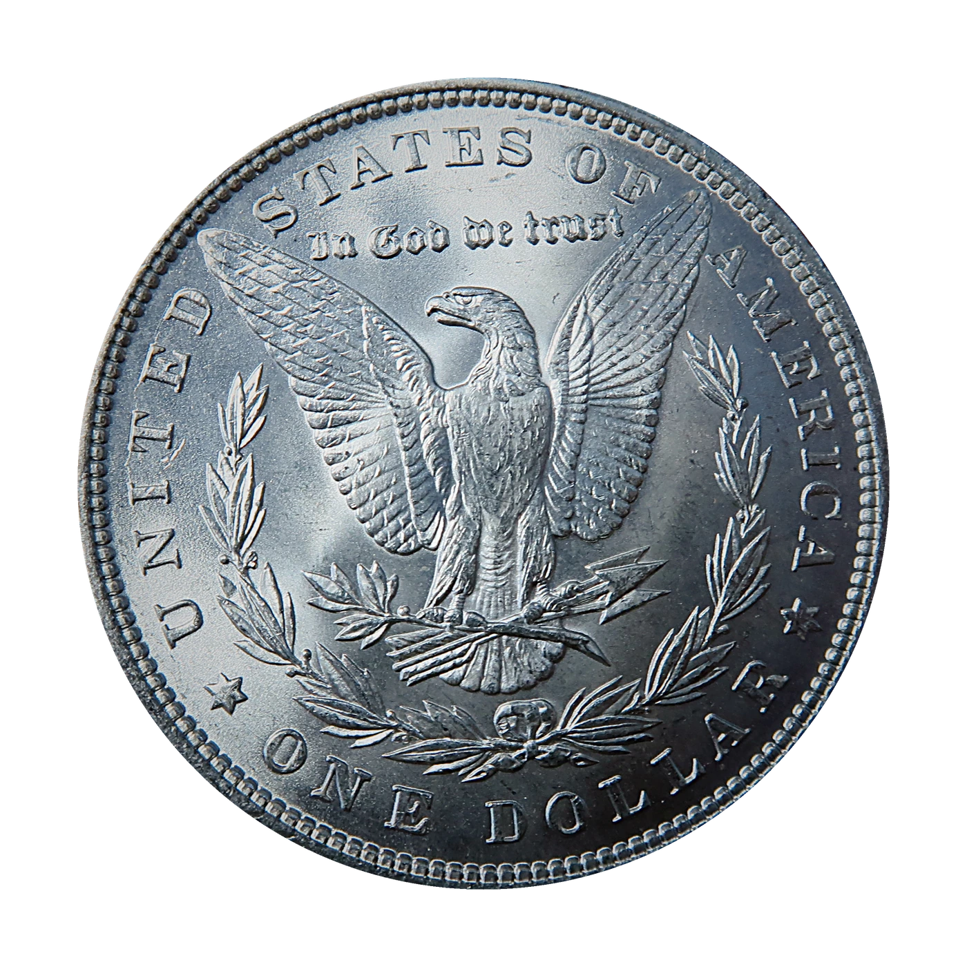 1896 Morgan Dollar (reverse)
