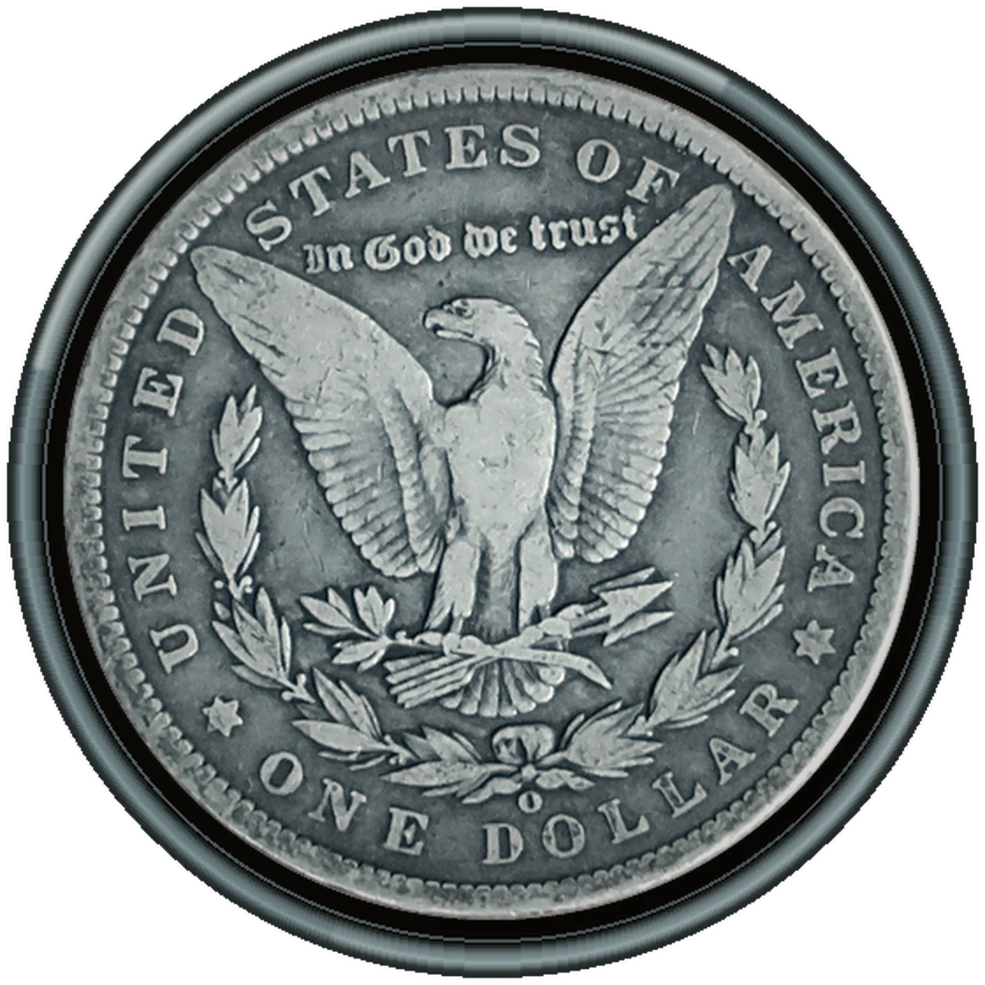 1900 Morgan Dollar (reverse)
