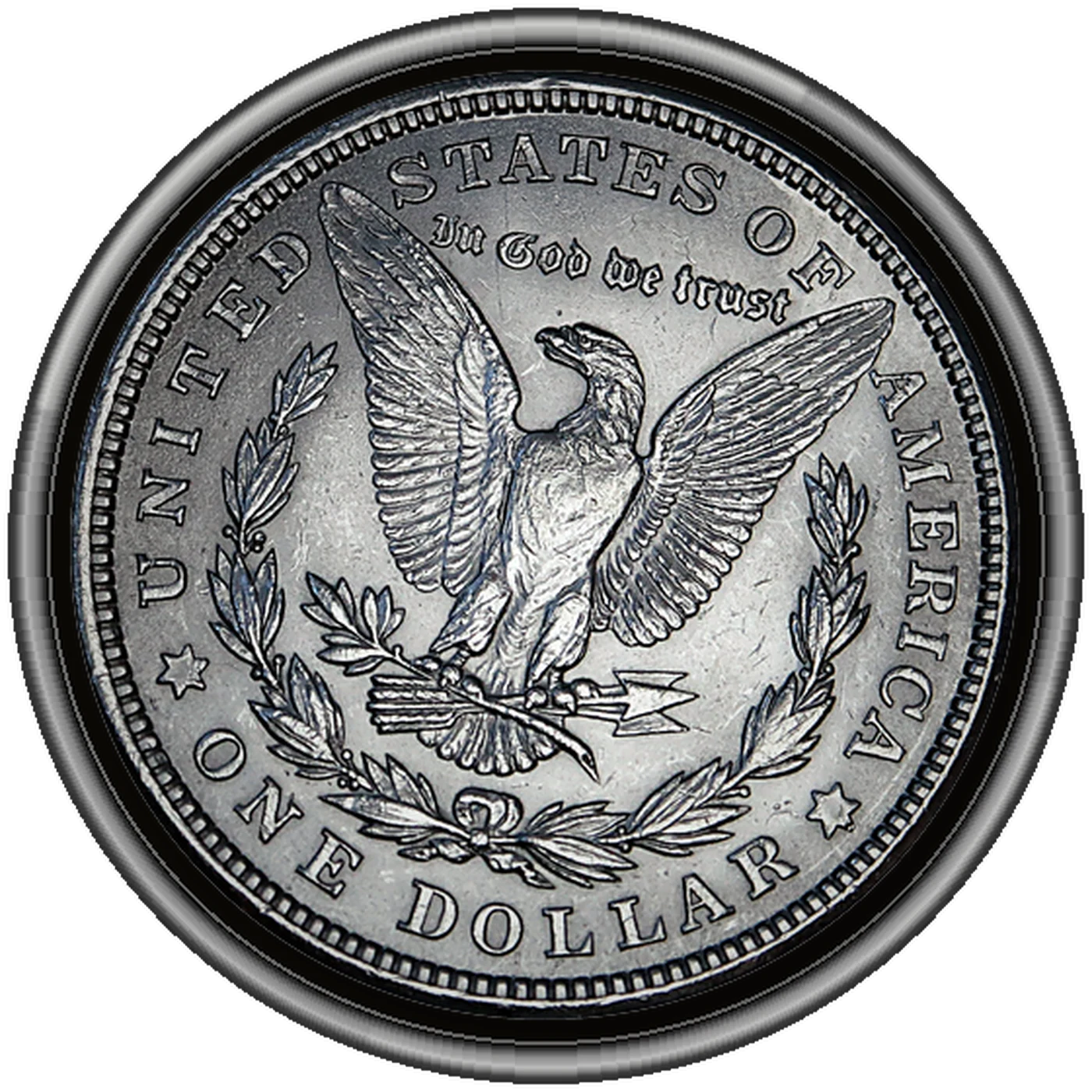 1921 Morgan Dollar (reverse)