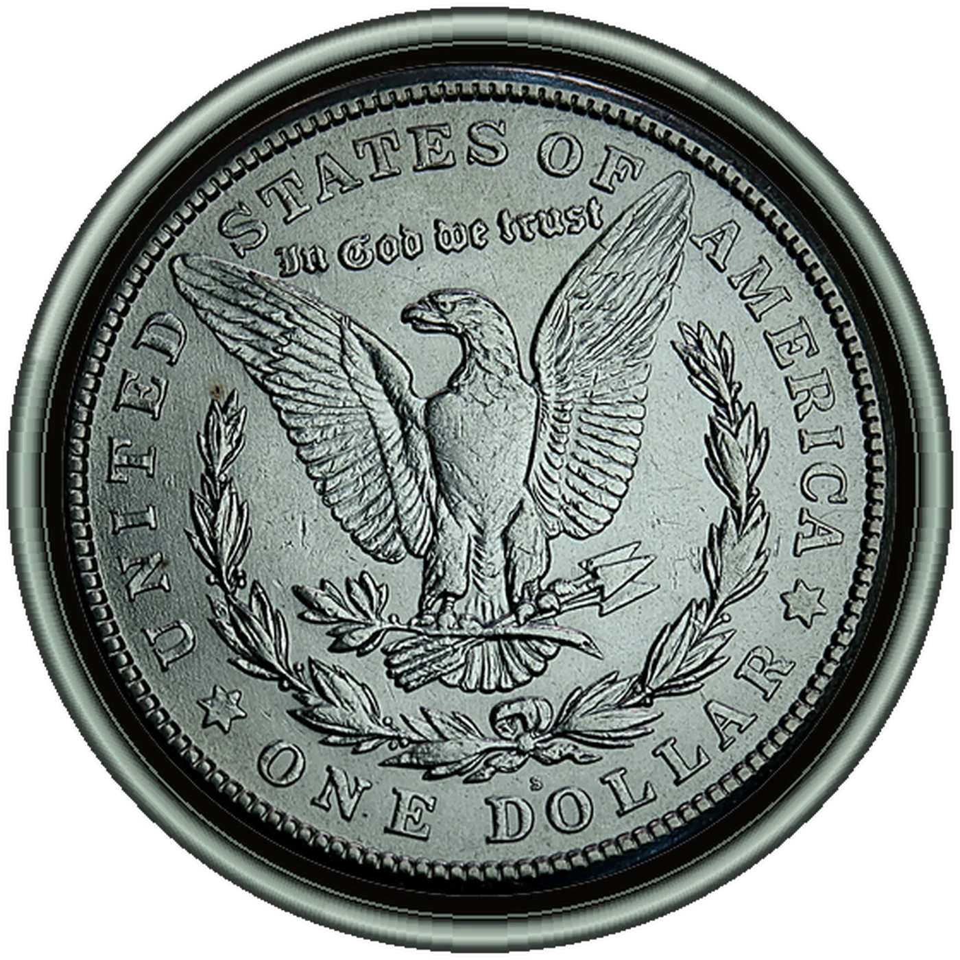 1921 Morgan Dollar (reverse)