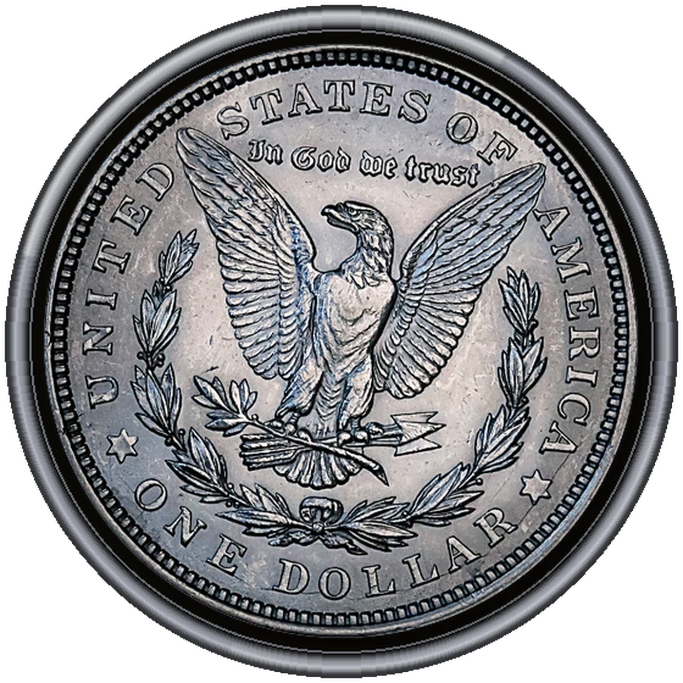 1921 Morgan Dollar (reverse)