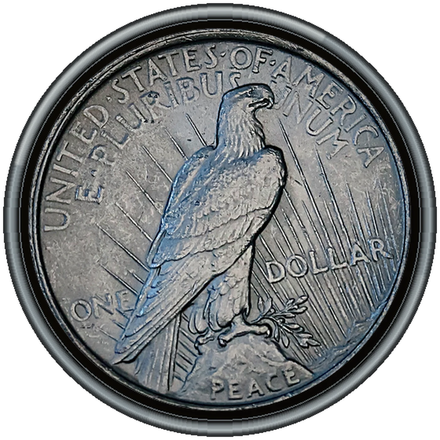 1922 Peace Dollar (reverse)