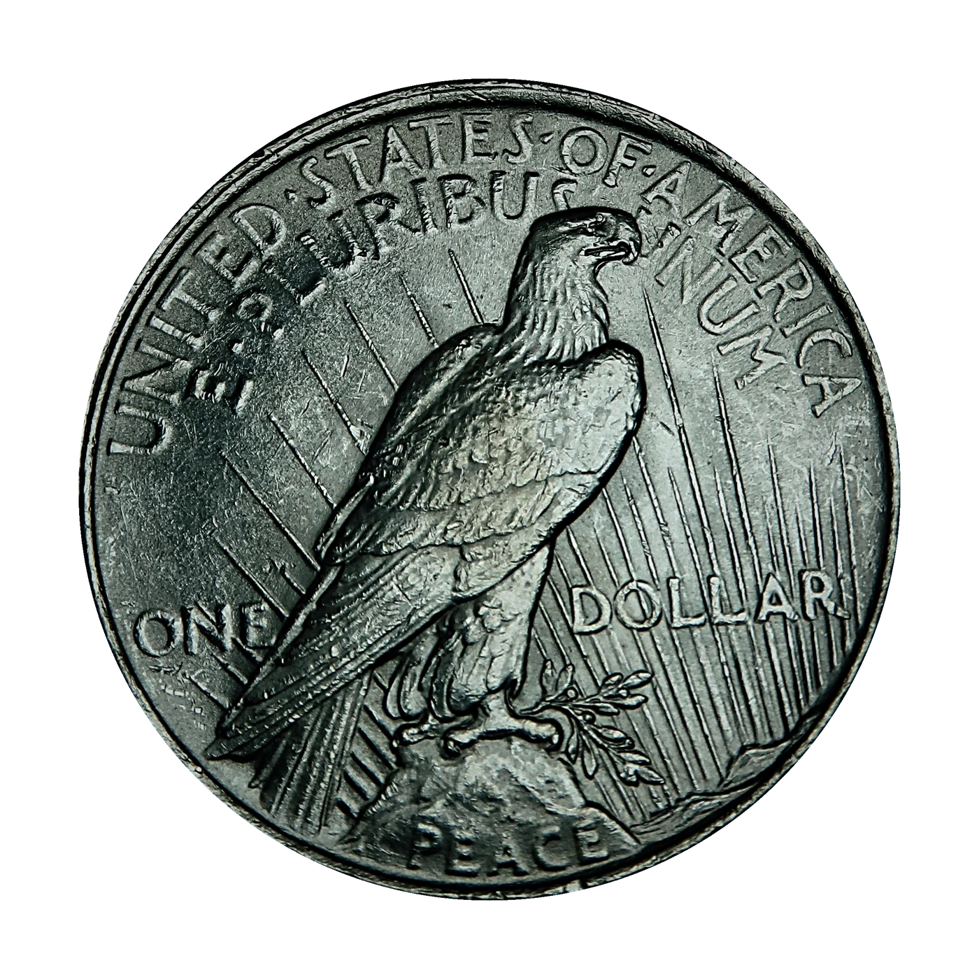 1922 Peace Dollar (reverse)
