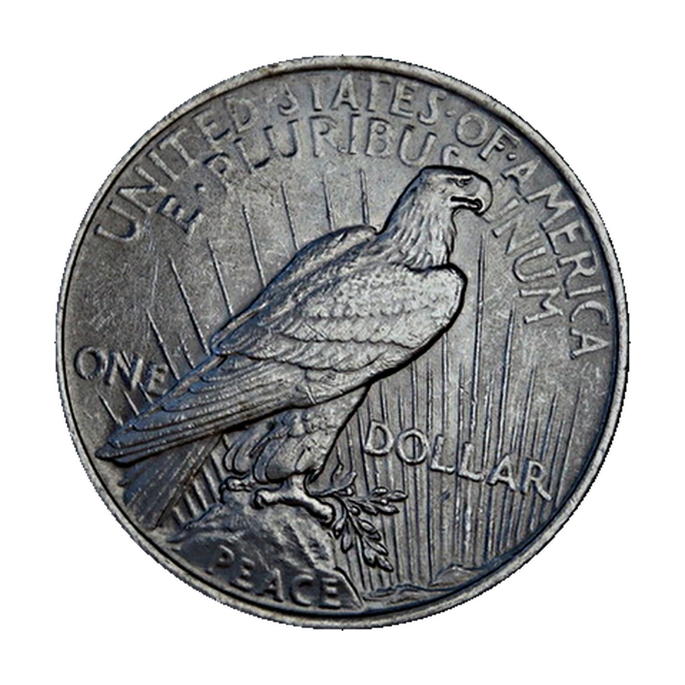 1922 Peace Dollar (reverse)