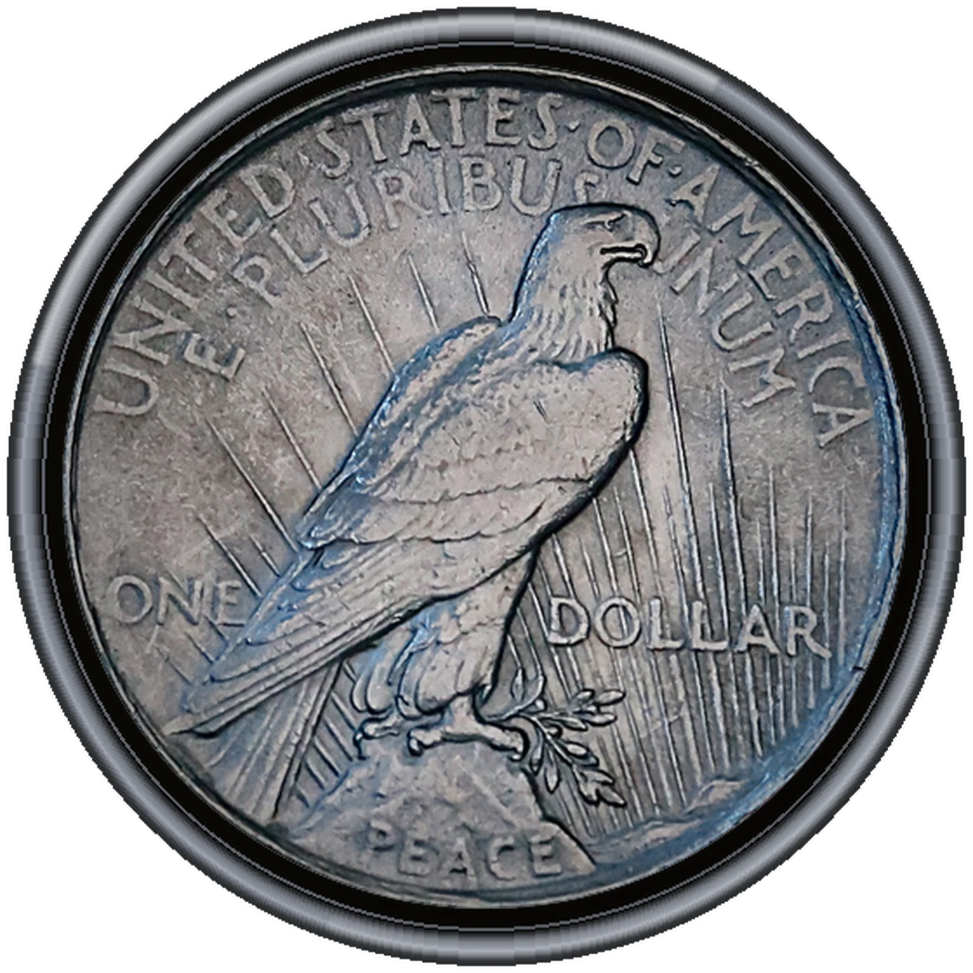 1923 Peace Dollar (reverse)