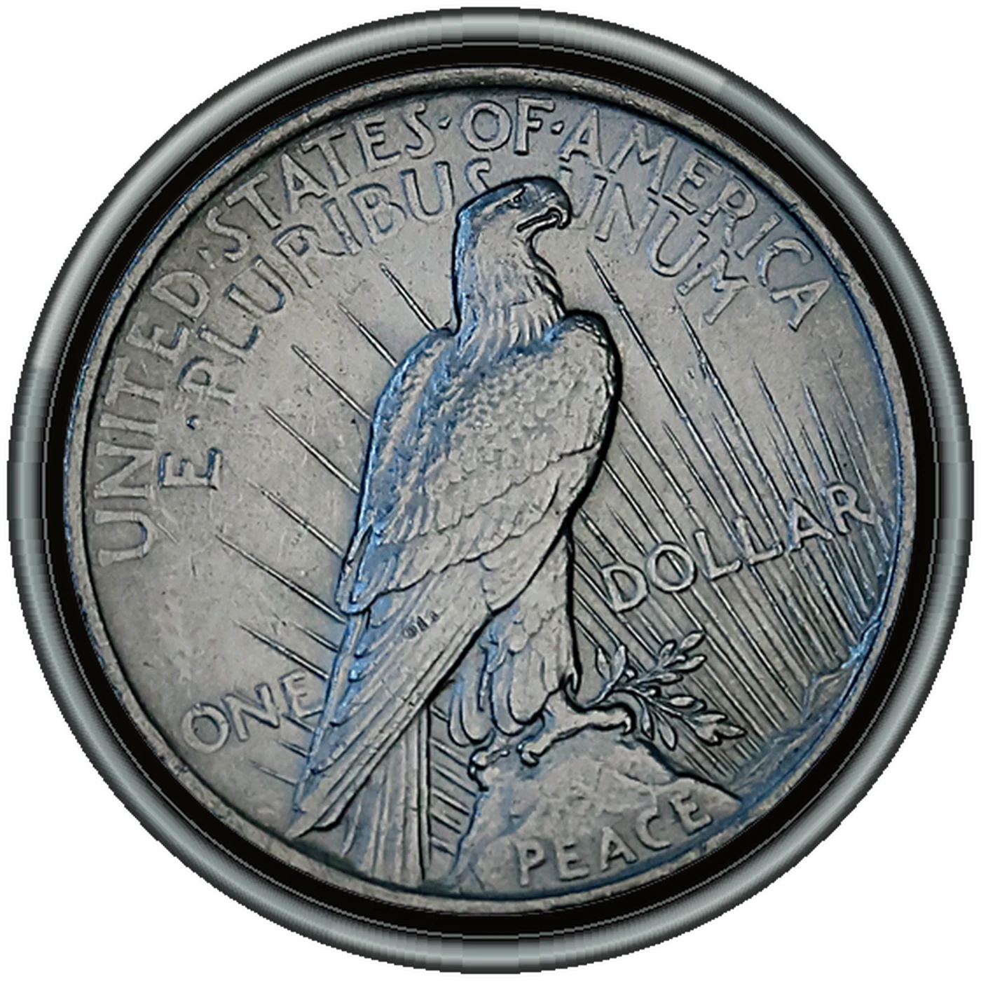 1923 Peace Dollar (reverse)