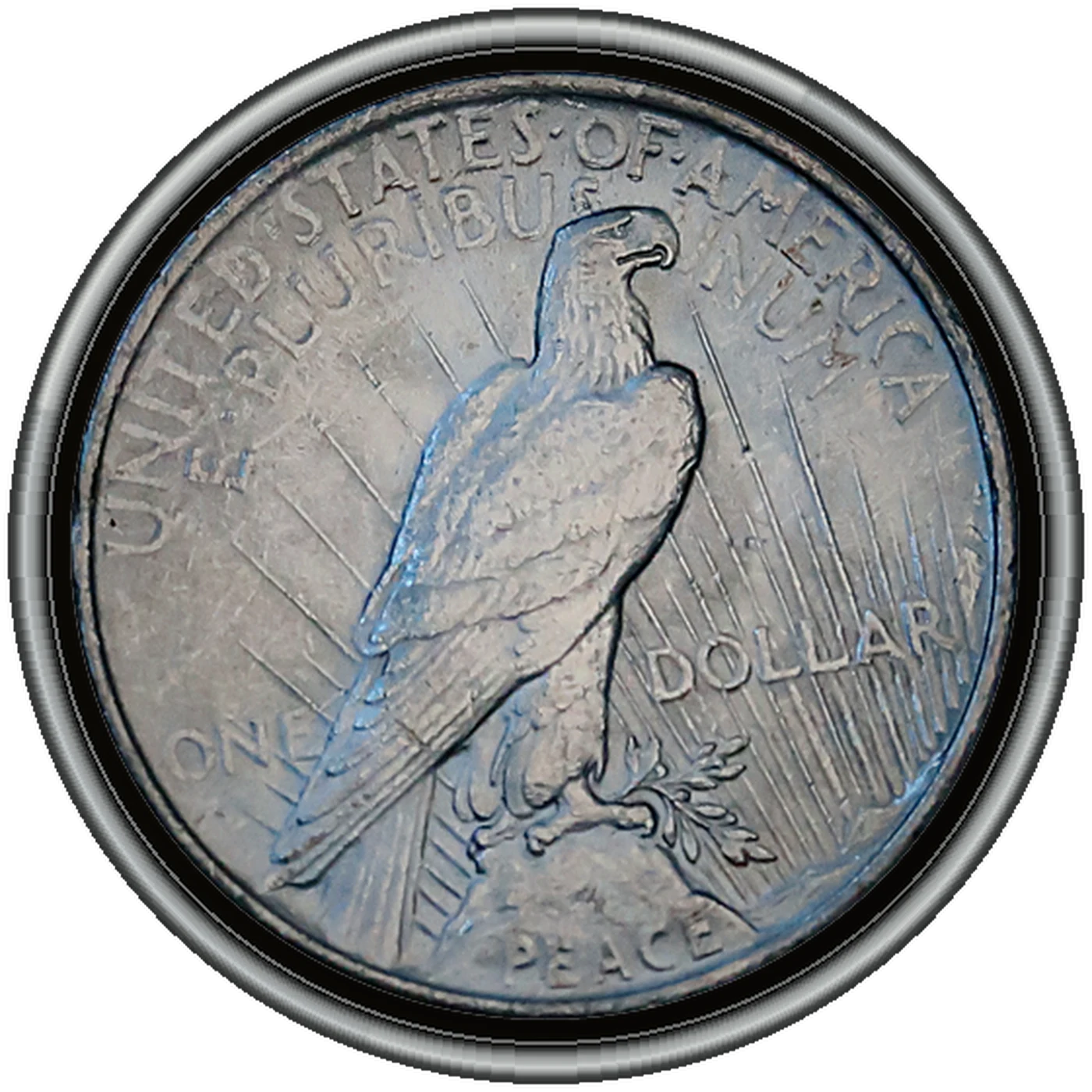 1923 Peace Dollar (reverse)