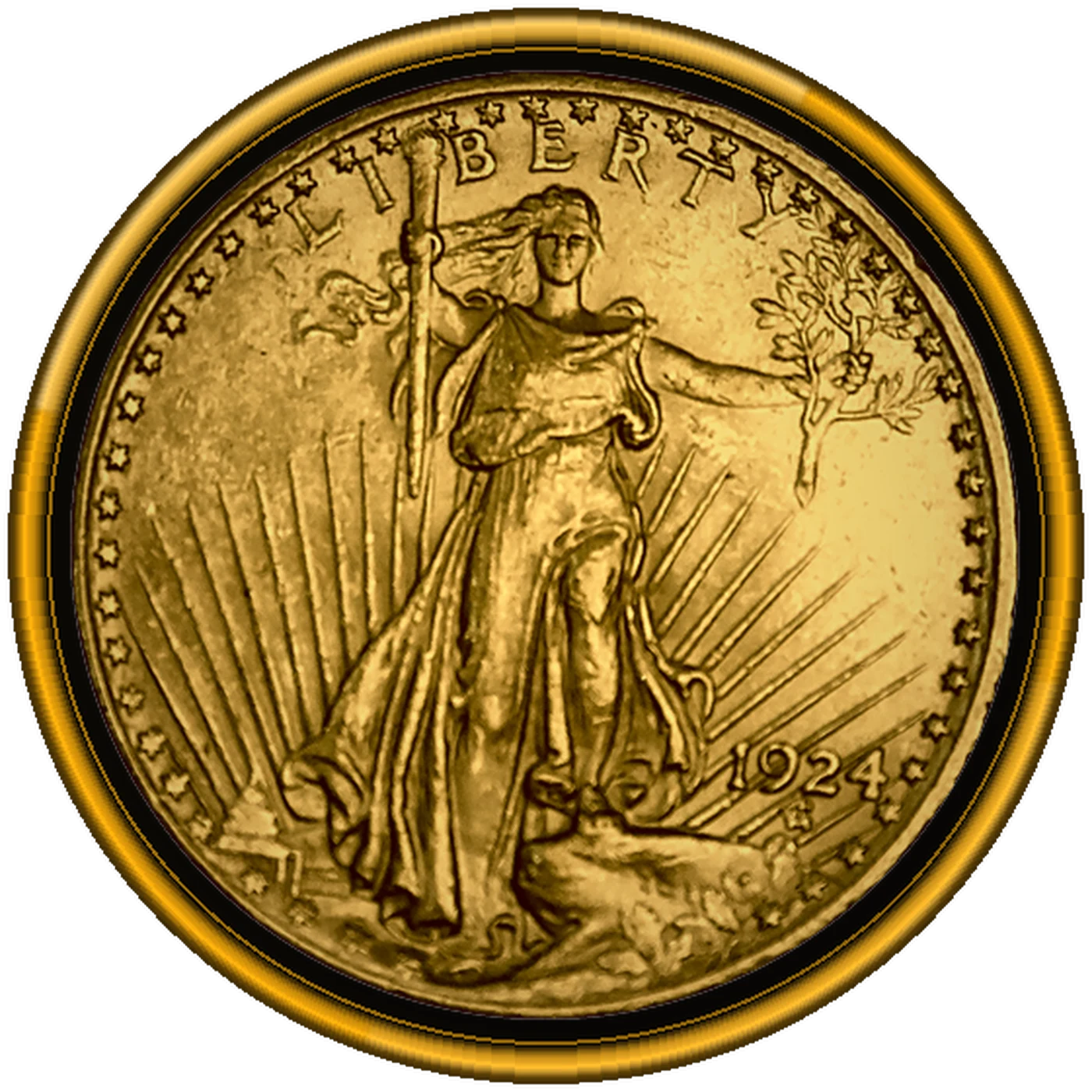 $20 Saint-Gaudens gold