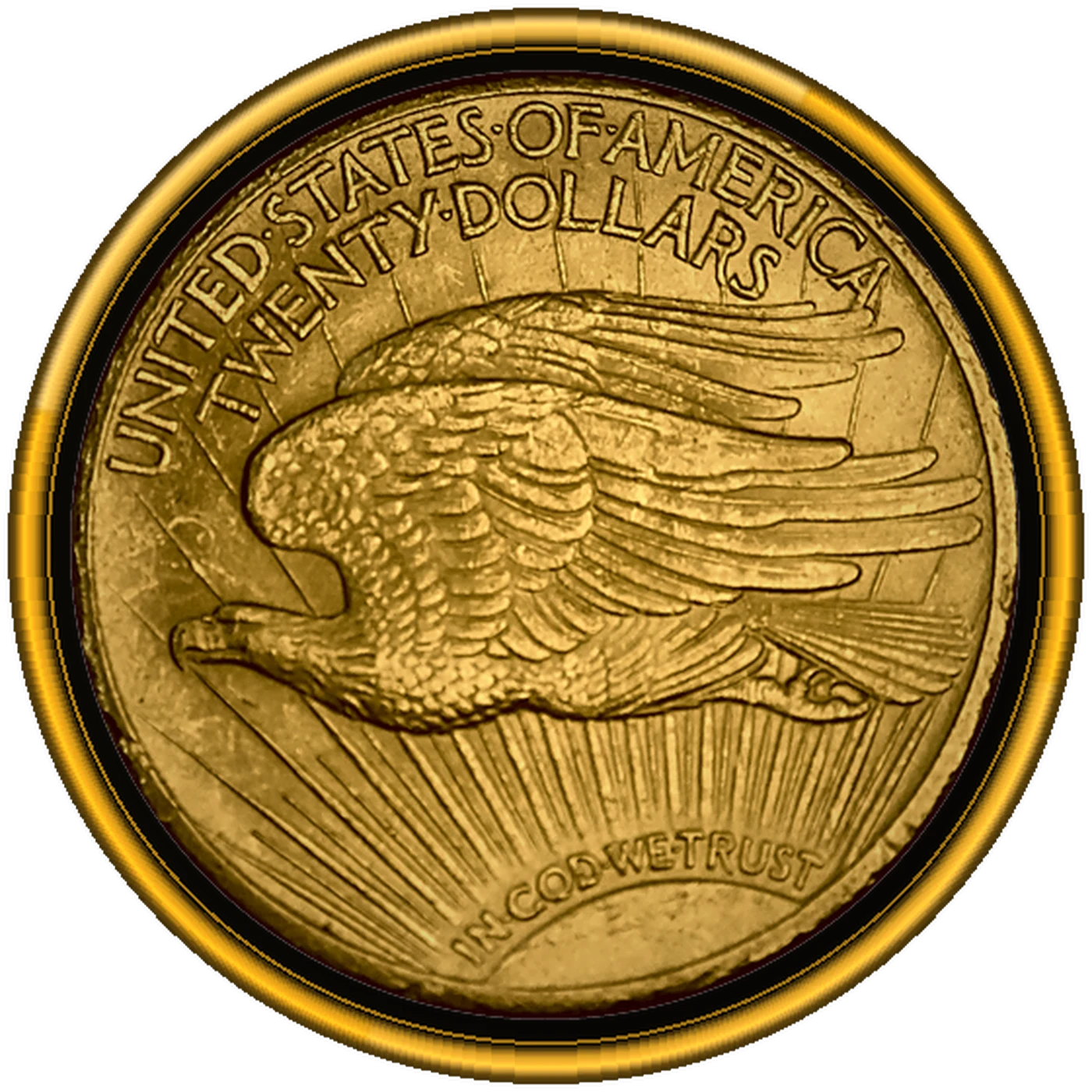 $20 Saint-Gaudens Double Eagle (reverse)