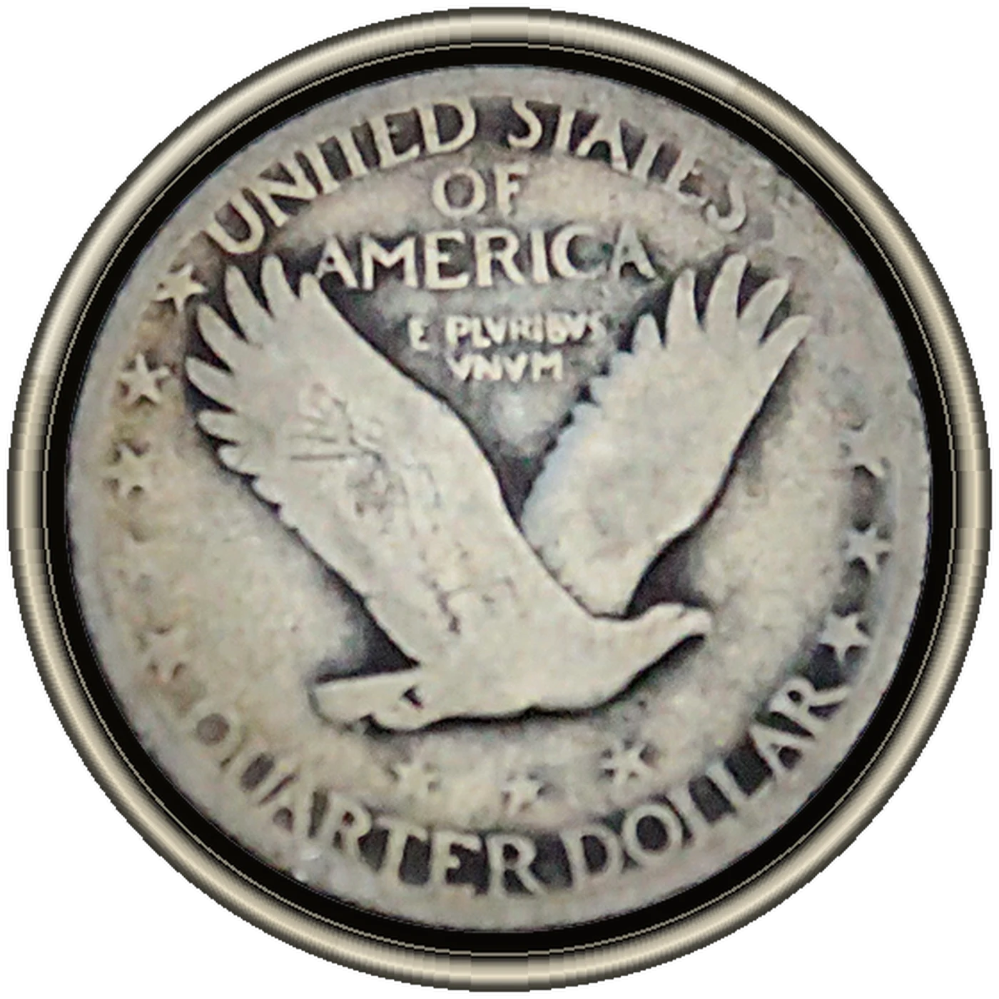 Standing Liberty Quarter (reverse)