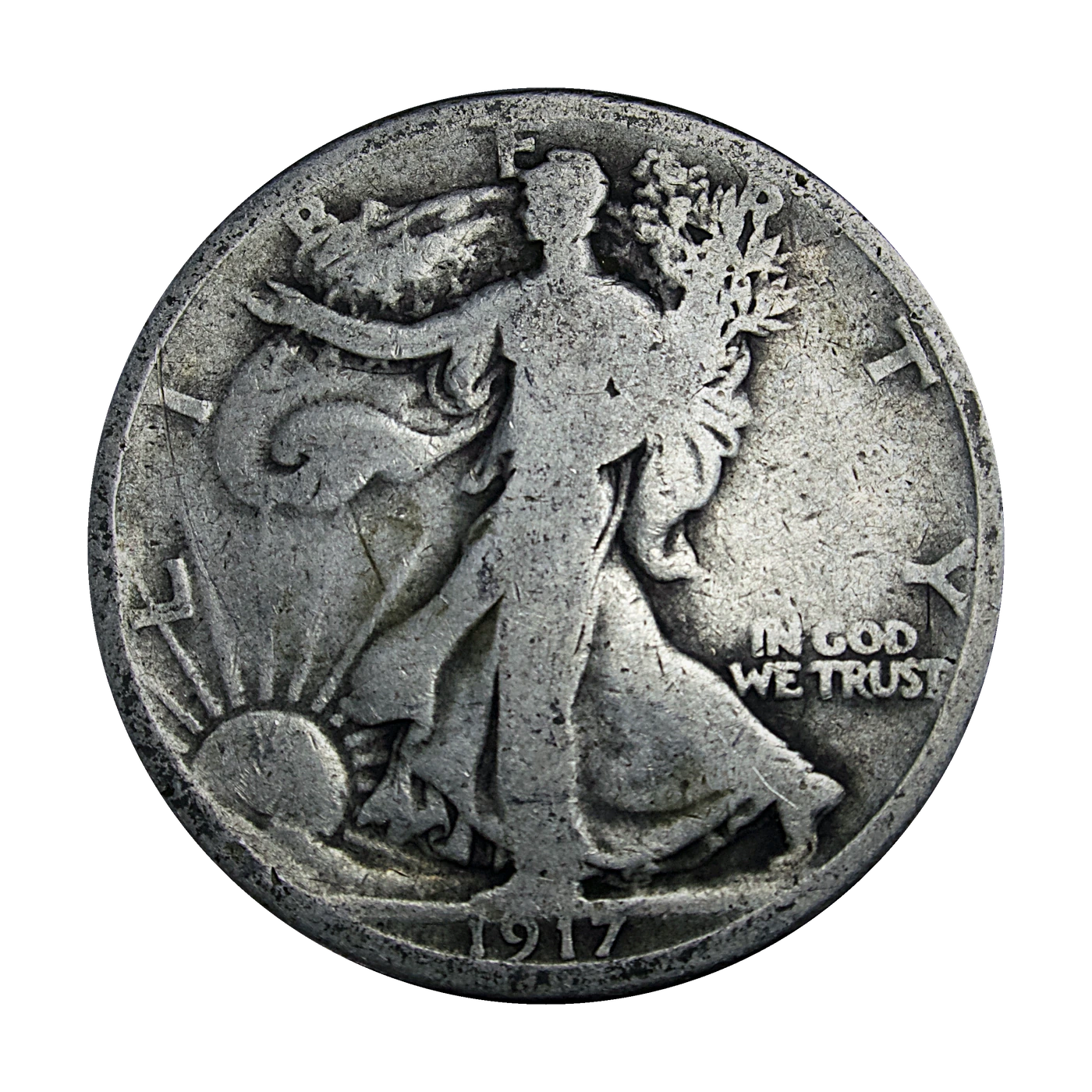1917-S Walking Liberty Half