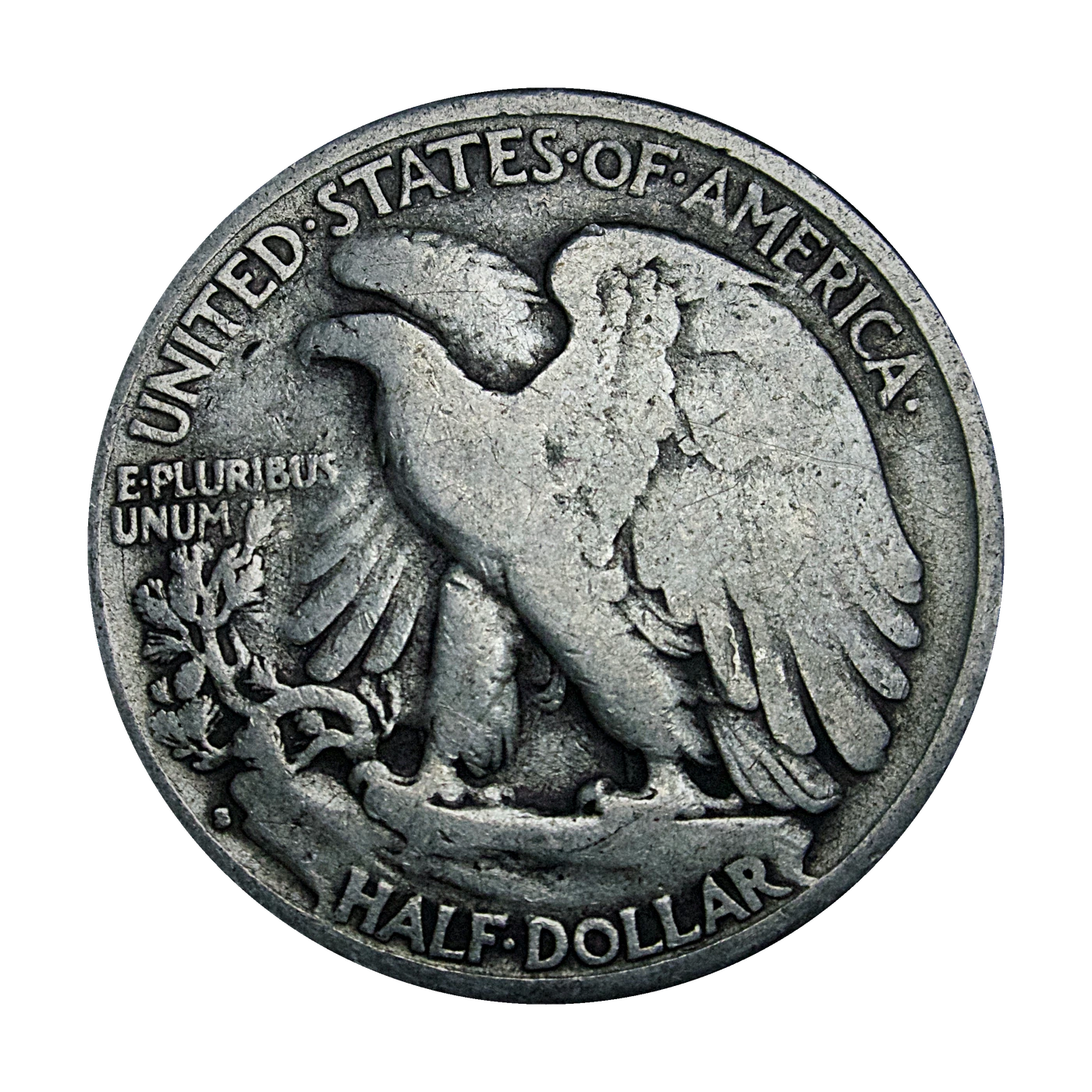 1929-S Walking Liberty Half (reverse)