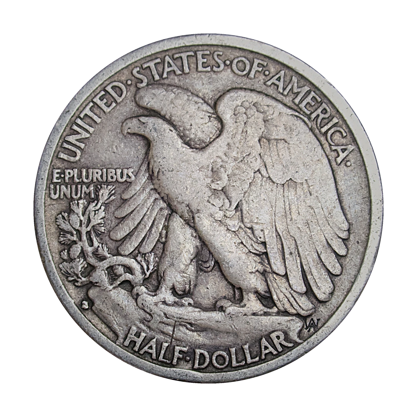 1935-S Walking Liberty Half (reverse)