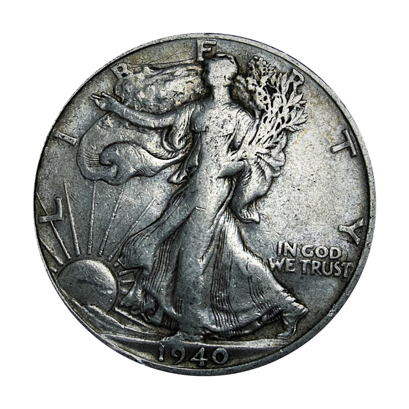1940-S Walking Liberty Half