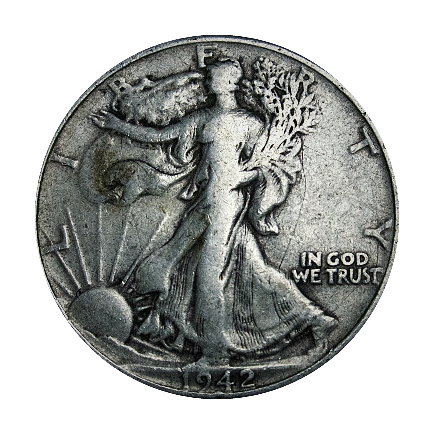 1942 Walking Liberty Half