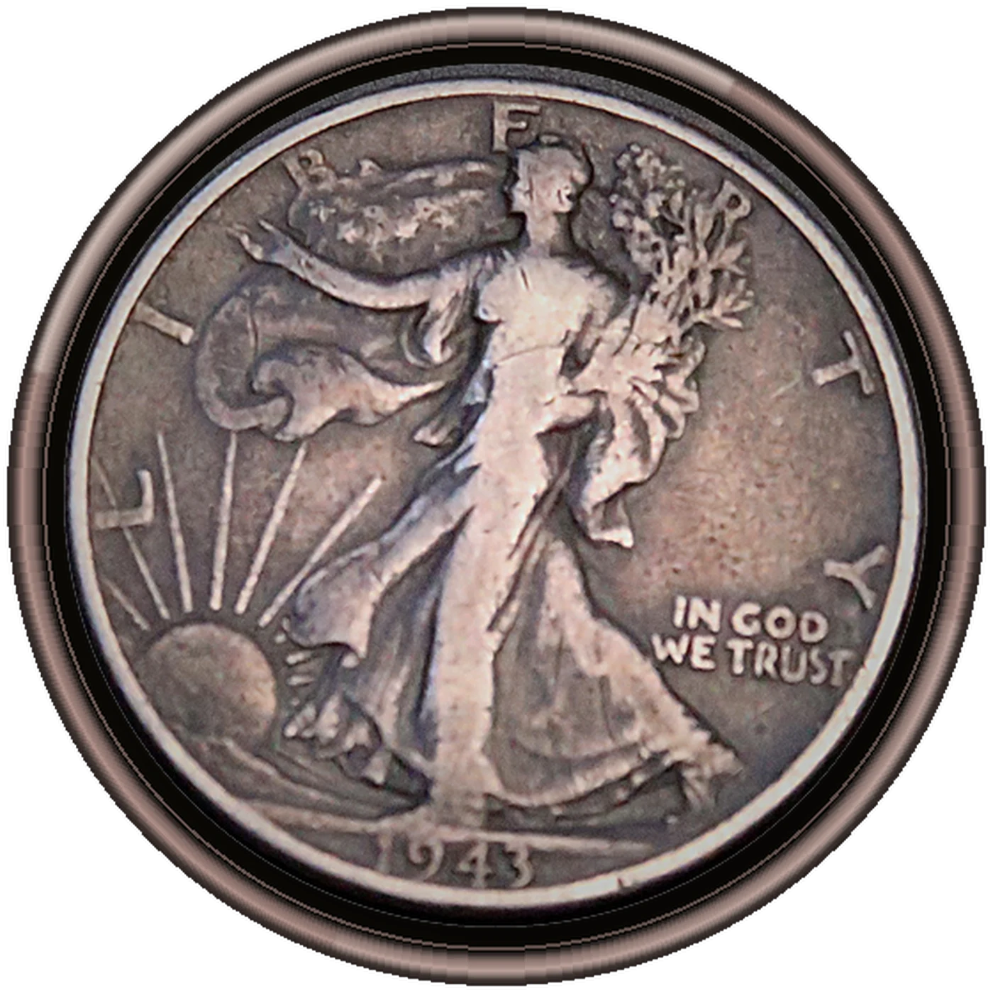 Walking Liberty half