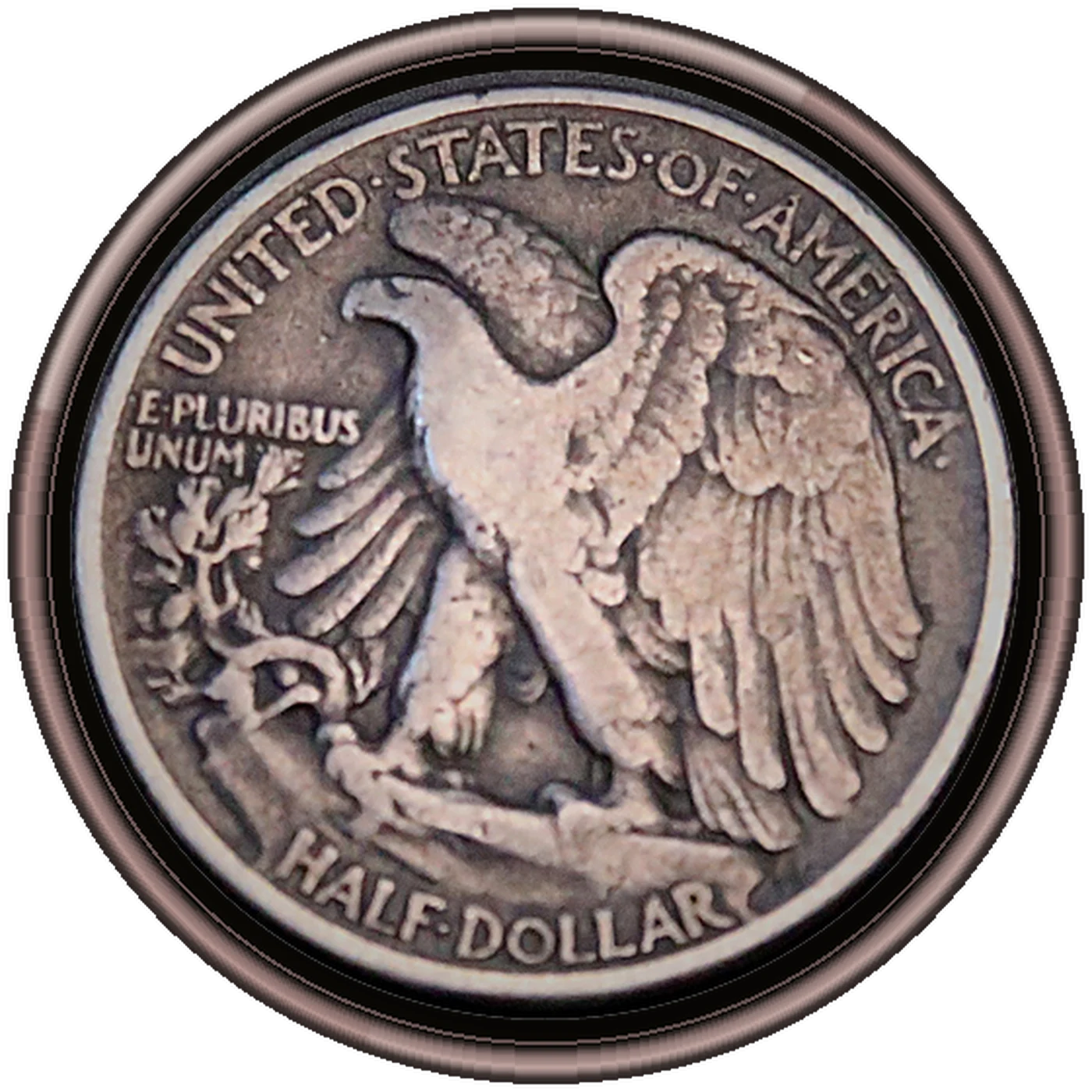 1943 Walking Liberty Half (reverse)