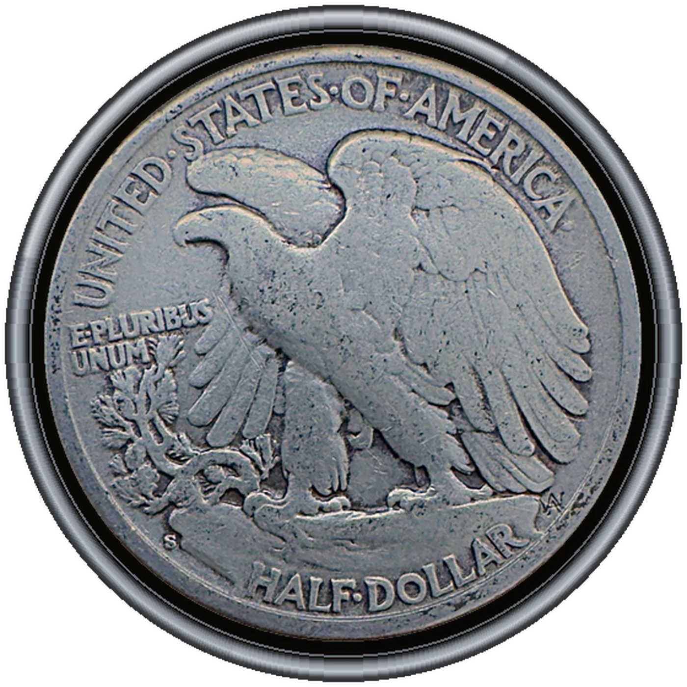 1943-S Walking Liberty Half (reverse)