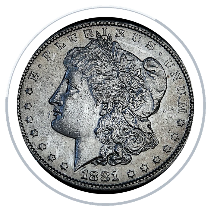 1881-S Morgan silver dollar